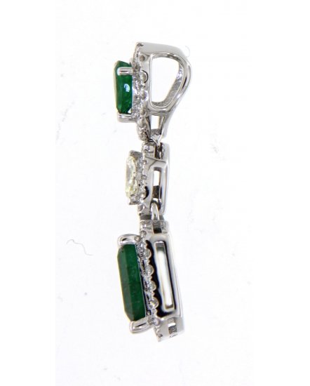 EMERALD CUT DIAMOND PENDANT (TP2125)