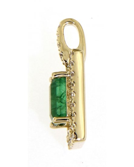 EMERALD CUT DIAMOND PENDANT (TP2126)