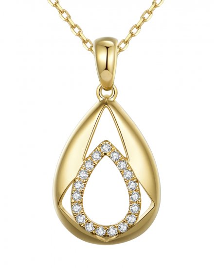 PEAR STYLE DIAMOND PENDANT (TP2144)