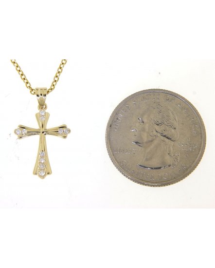 CROSS DIAMOND PENDANT (TP2164)