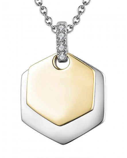 HEXAGON STYLE DIAMOND PENDANT (TP2166)