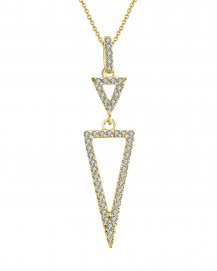 TRIANGLE SHAPE  DIAMOND PENDANT (TP2169)