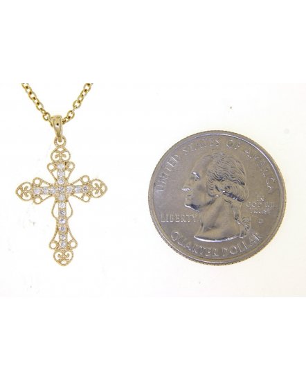 CROSS DIAMOND PENDANT (TP2170)