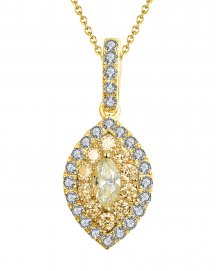 MULTI TONE MARQUISE DIAMOND PENDANT (TP2172)