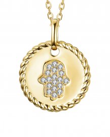 HAMZA ROUND DIAMOND PENDANT (TP2175)
