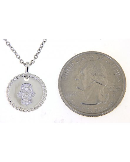 HAMZA ROUND DIAMOND PENDANT (TP2175)