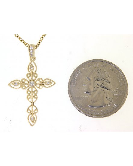 CROSS DIAMOND PENDANT (TP2180)