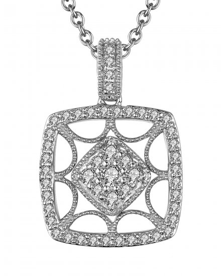 SQUARE SHAPE DIAMOND PENDANT (TP2195)