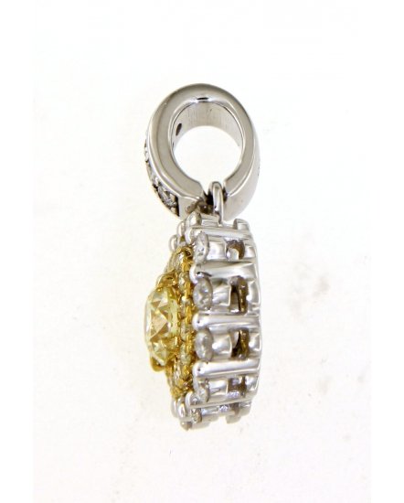 MULTI TONE ROUND DIAMOND PENDANT (TP2203)