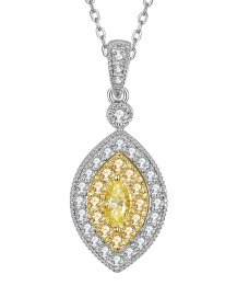 MULTI TONE MARQUISE DIAMOND PENDANT (TP2206)