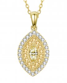 MULTI TONE MARQUISE DIAMOND PENDANT (TP2207)