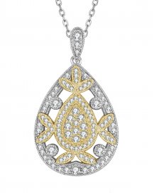 PEAR STYLE DIAMOND PENDANT (TP2210)