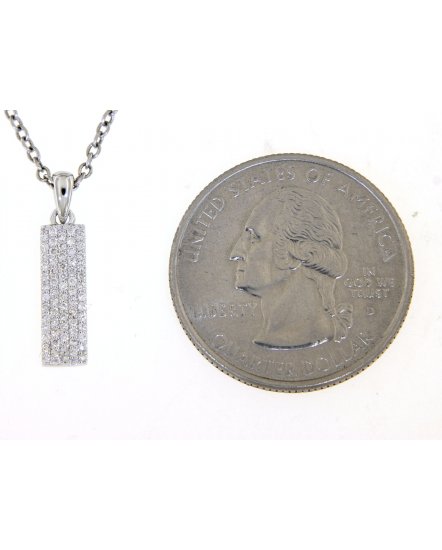 STRAIGHT BAR DIAMOND PENDANT (TP2212)