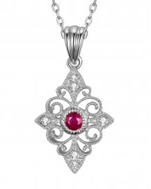 RUBY DIAMOND PENDANT (TP2216)