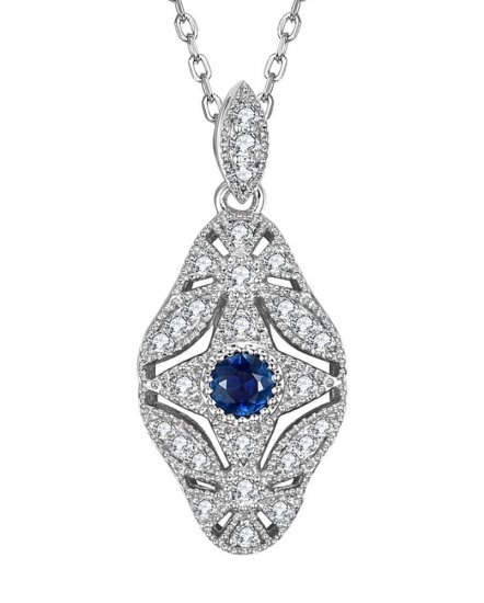 SAPPHIRE DIAMOND PENDANT (TP2219)