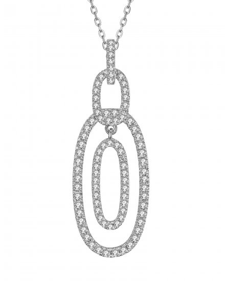 OVAL STYLE DIAMOND PENDANT (TP2223)