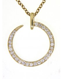 UNIQUE ROUND DIAMOND PENDANT (TP2239)