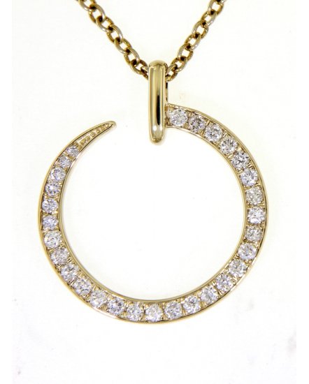 UNIQUE ROUND DIAMOND PENDANT (TP2239)