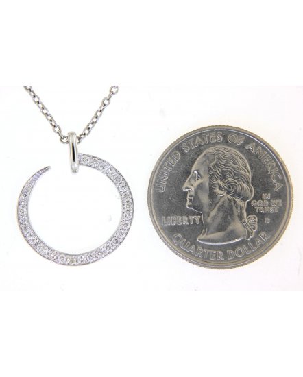 UNIQUE ROUND DIAMOND PENDANT (TP2239)