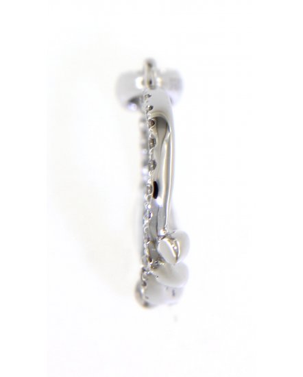 KNOT STYLE  ROUND DIAMOND PENDANT (TP2241)