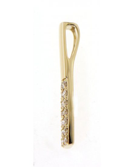STRAIGHT BAR DIAMOND PENDANT (TP2252)