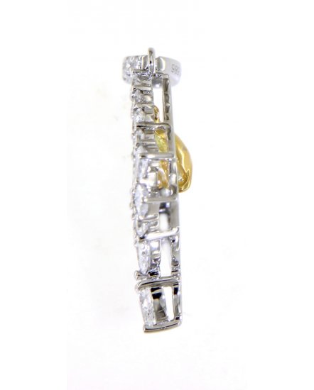 MULTI TONE DIAMOND  PENDANT (TP2273)