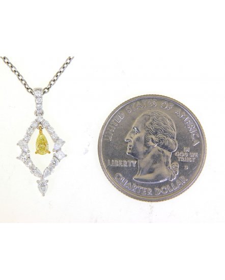 MULTI TONE DIAMOND  PENDANT (TP2273)