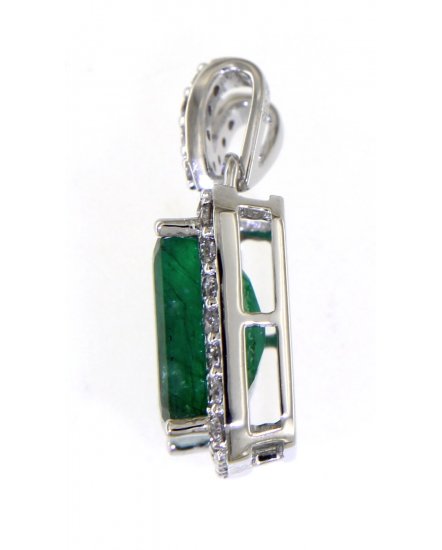 EMERALD CUT DIAMOND PENDANT (TP2280)
