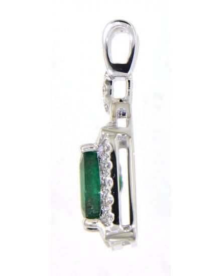 EMERALD CUT DIAMOND PENDANT (TP2284)