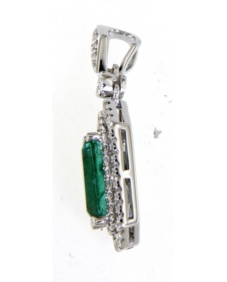 EMERALD CUT DIAMOND PENDANT (TP2290)