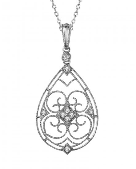 PEAR DIAMOND PENDANT (TP2294)