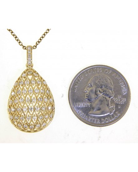  PEAR DIAMOND PENDANT (TP2299)