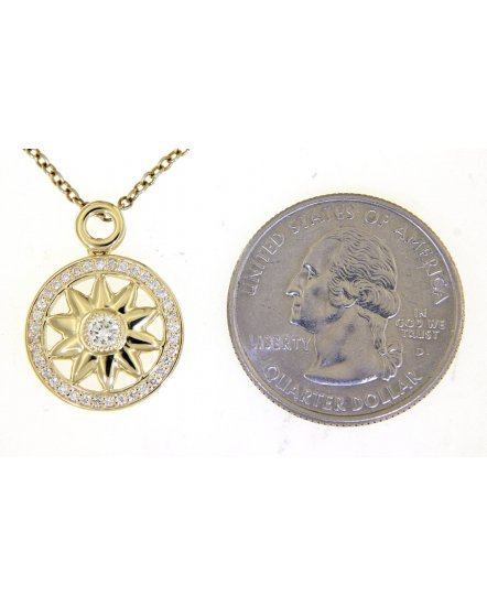 ROUND DIAMOND PENDANT (TP2342)