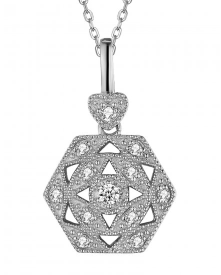 HEXAGON DIAMOND PENDANT (TP2348)