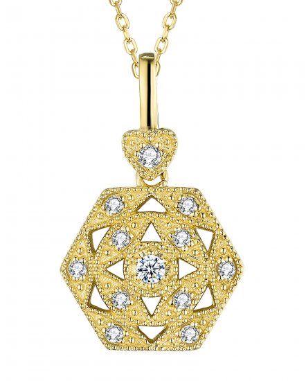 HEXAGON DIAMOND PENDANT (TP2348)