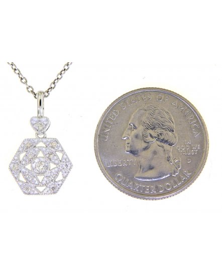 HEXAGON DIAMOND PENDANT (TP2348)