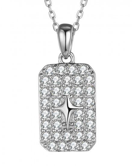 DOG TAG DIAMOND PENDANT (TP2366)