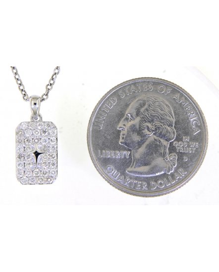 DOG TAG DIAMOND PENDANT (TP2366)