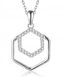 HEXAGON STYLE DIAMOND PENDANT (TP2370)