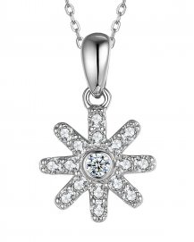 SNOW FLAKE STYLE DIAMOND PENDANT (TP2372)