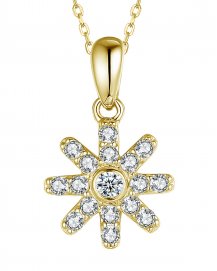 SNOW FLAKE STYLE DIAMOND PENDANT (TP2372)