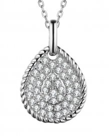 PEAR STYLE DIAMOND PENDANT (TP2373)