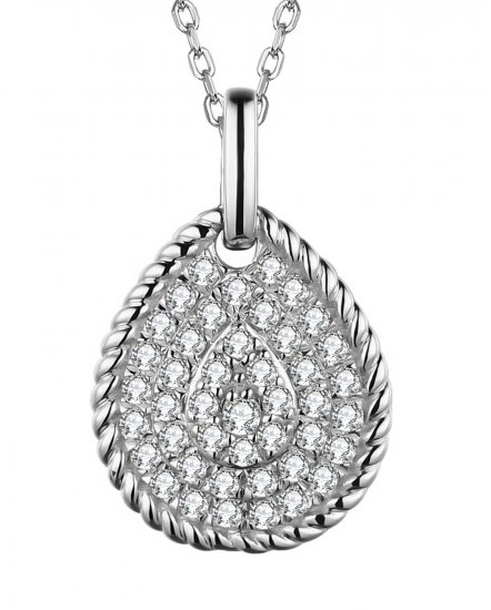 PEAR STYLE DIAMOND PENDANT (TP2373)