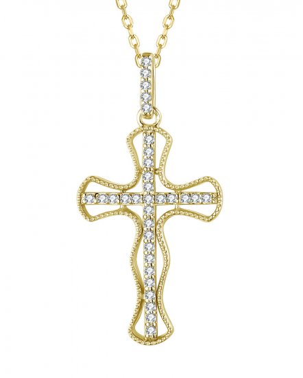 CROSS DIAMOND PENDANT (TP2376)