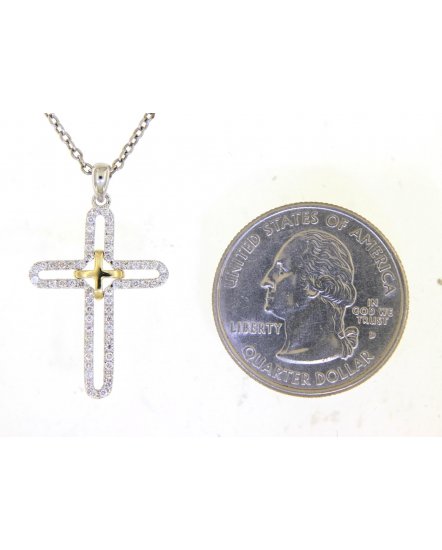 CROSS DIAMOND PENDANT (TP2378)