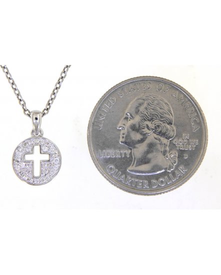 CROSS DIAMOND PENDANT (TP2385)