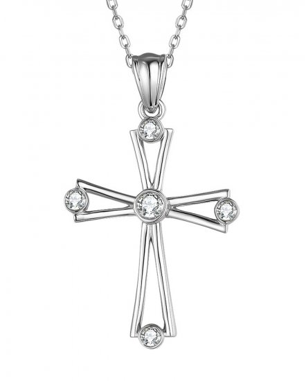 CROSS DIAMOND PENDANT (TP2386)