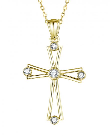 CROSS DIAMOND PENDANT (TP2386)