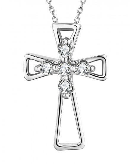 CROSS DIAMOND PENDANT (TP2396)