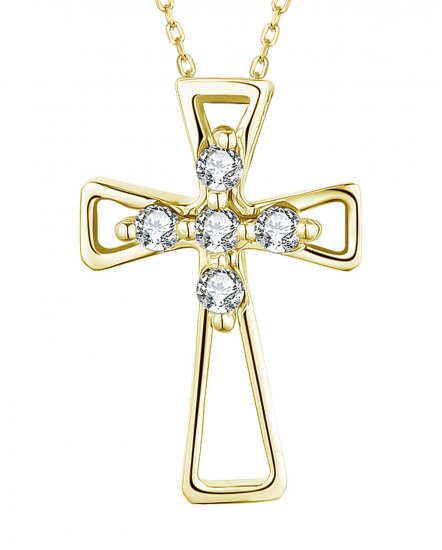 CROSS DIAMOND PENDANT (TP2396)